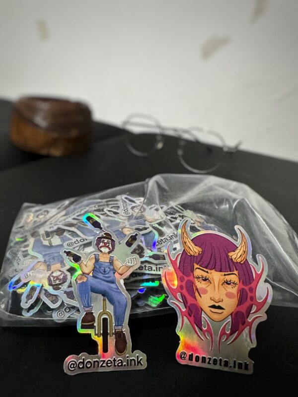 sticker holograafico